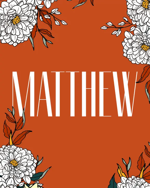 Matthew: social post