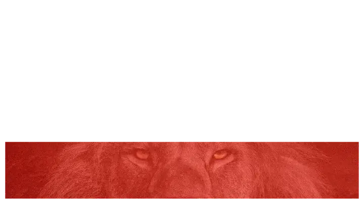 Lion of Judah: lower third · blank