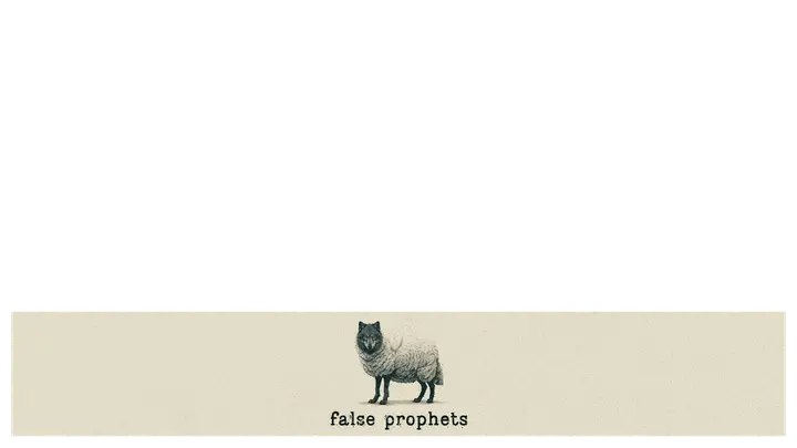False Prophets: lower third