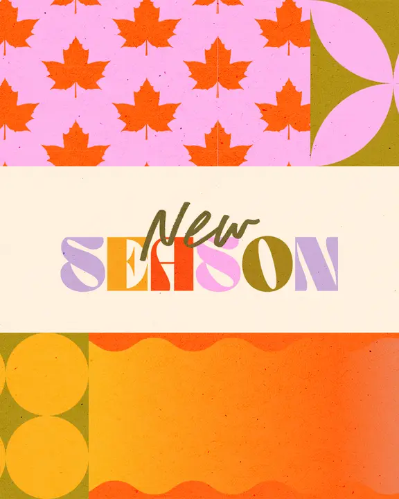 New Season: social post