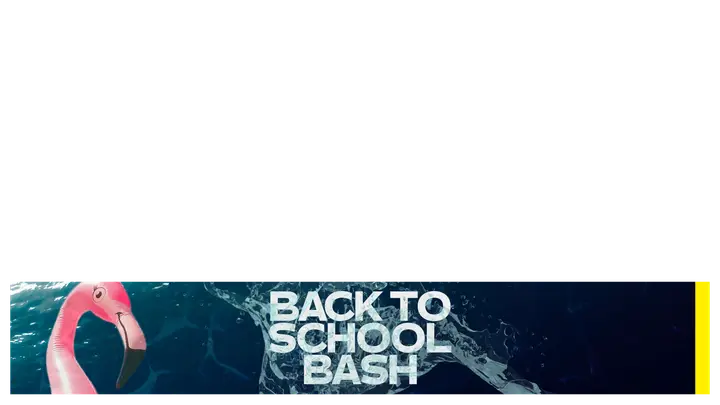 Back To School Bash: lower third