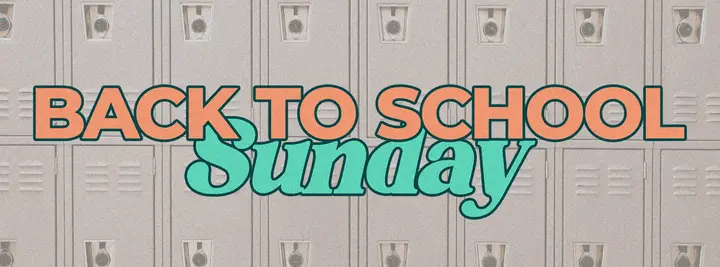 Back To School Sunday: facebook cover
