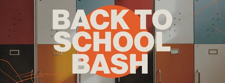 Back To School Bash: facebook cover
