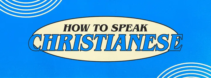 How To Speak Christianese: facebook cover