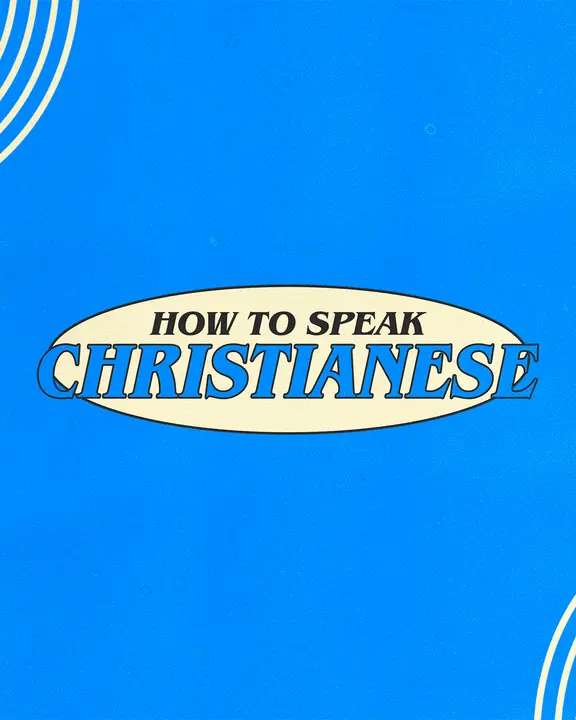 How To Speak Christianese: social post