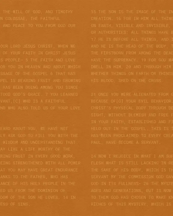 The Book Of Colossians: social post · blank