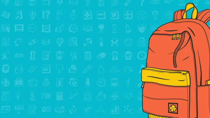 Backpack To School: 4K slide · blank