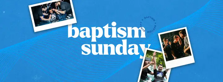 Baptism Sunday: facebook cover