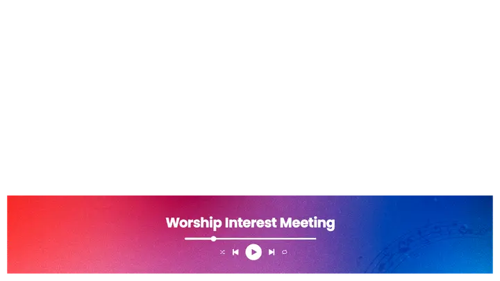 Worship Interest Meeting: lower third