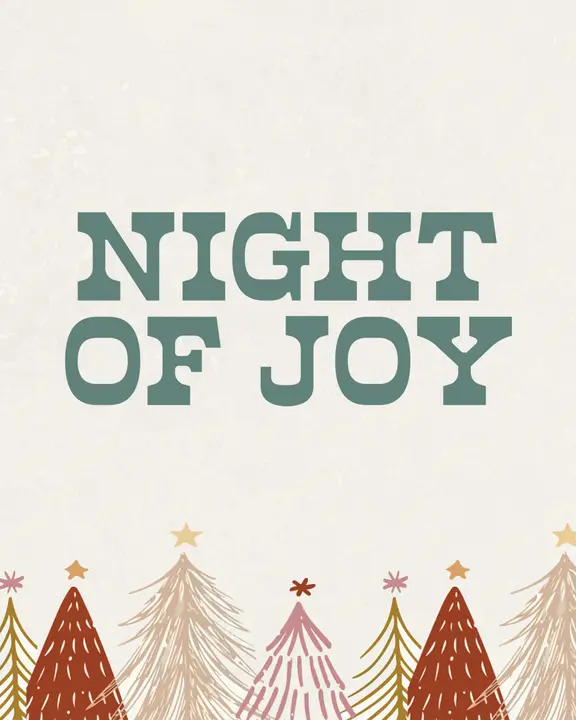 Night of Joy: social post