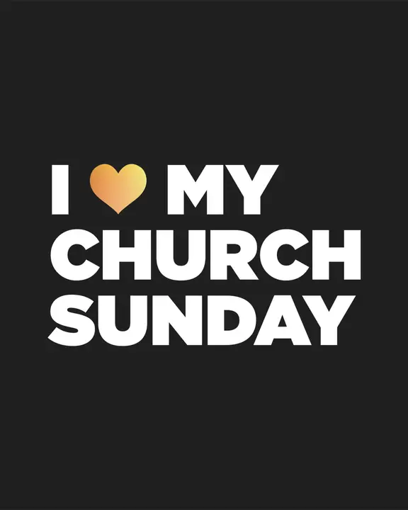 I Love My Church: social post