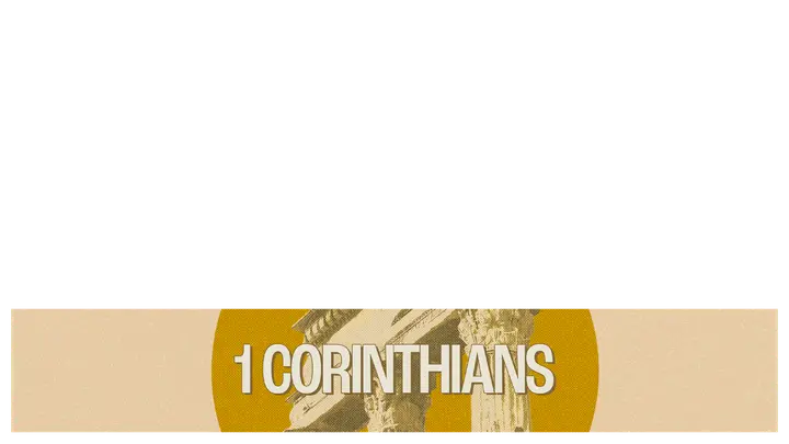 1 Corinthians: lower third