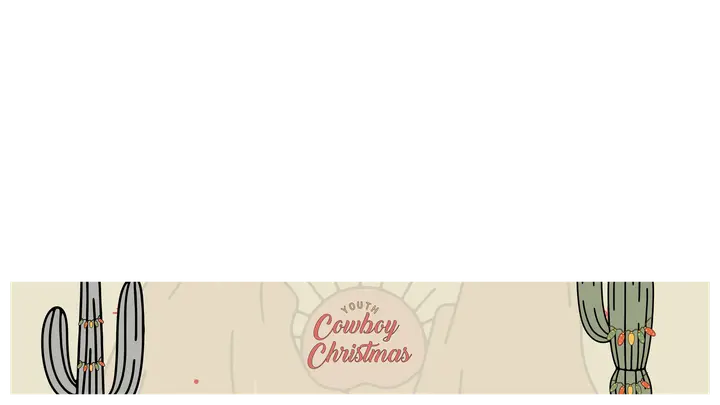 Youth Cowboy Christmas: lower third