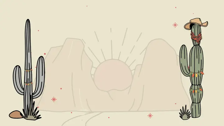 Youth Cowboy Christmas: HD slide · blank