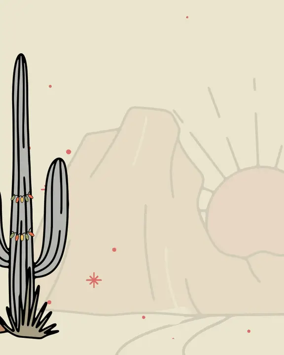 Youth Cowboy Christmas: social post · blank