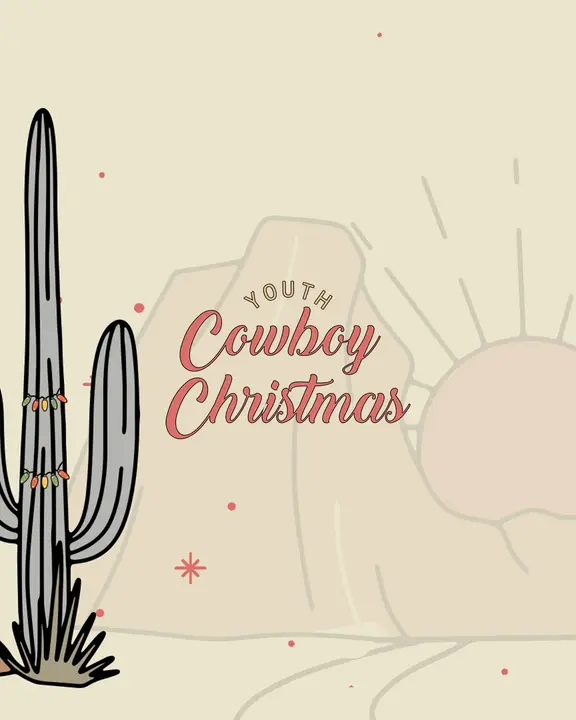 Youth Cowboy Christmas: social post