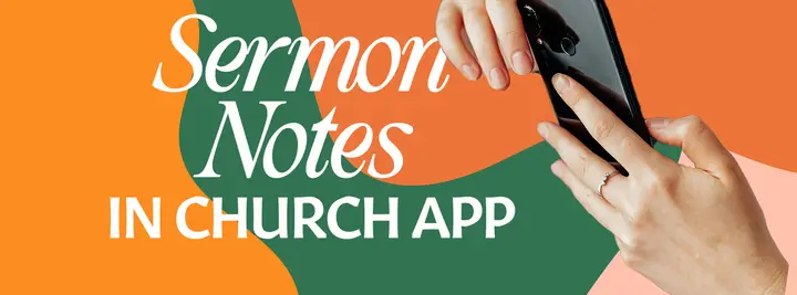 Sermon Notes In Church App: facebook cover