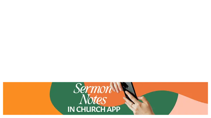 Sermon Notes In Church App: lower third