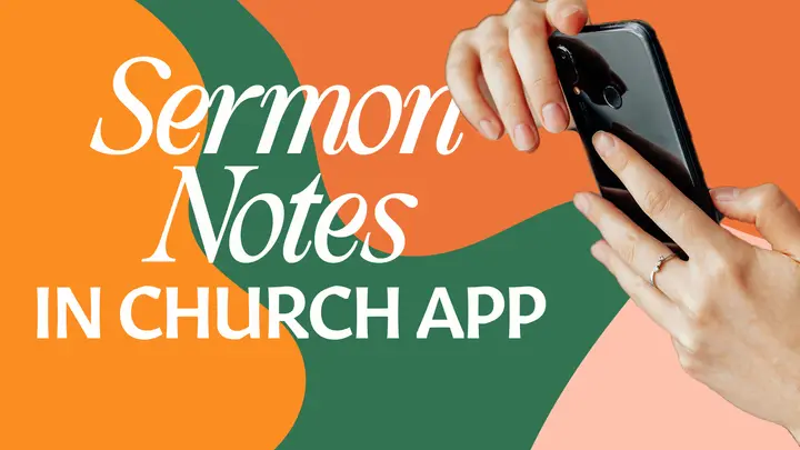 Sermon Notes In Church App: notes slide 3