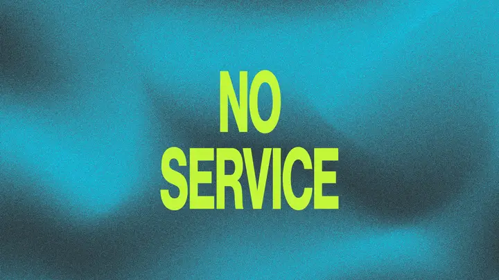 No Service: HD slide