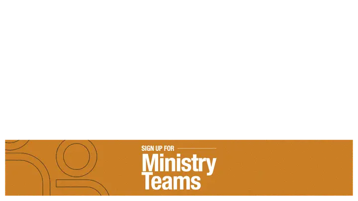 Sign Up For Ministry Teams: lower third