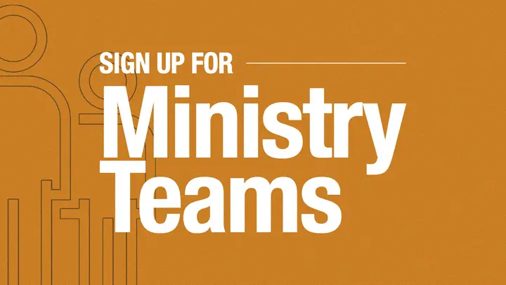Sign Up For Ministry Teams: HD slide