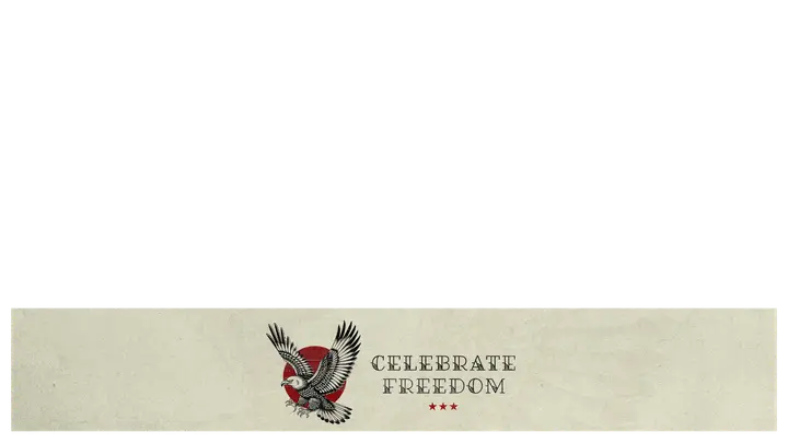 Celebrate Freedom: lower third