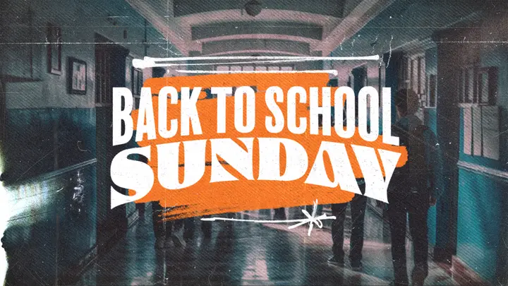 Back To School Sunday: 4K slide