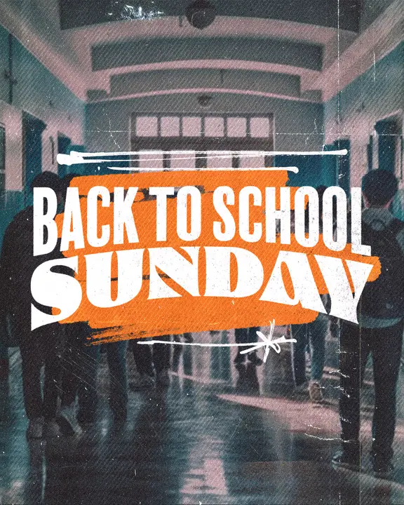 Back To School Sunday: social post