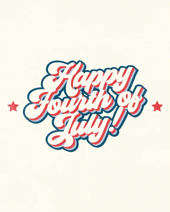 Happy Fourth of July: social post