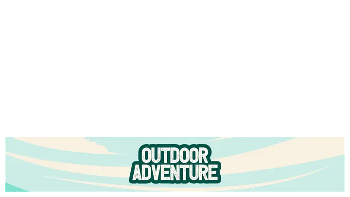 Outdoor Adventure: lower third