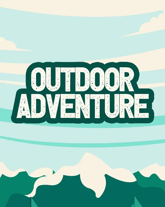 Outdoor Adventure: social post