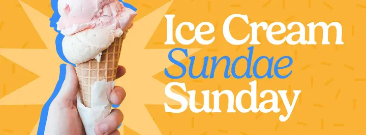 Ice Cream Sundae Sunday: facebook cover