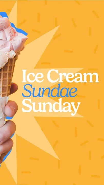 Ice Cream Sundae Sunday: story