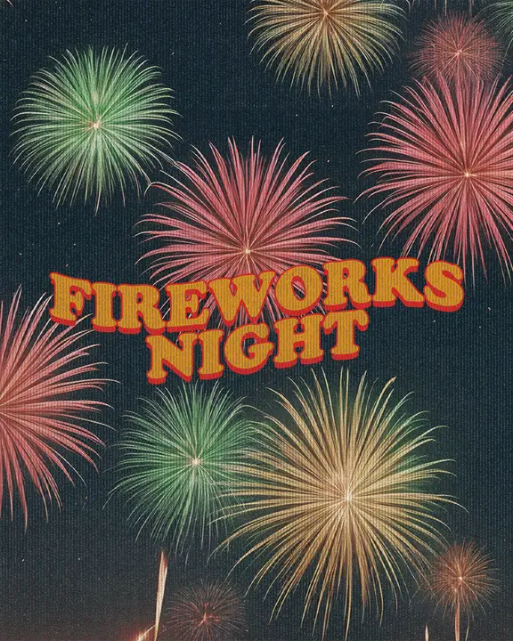Fireworks Night: social post