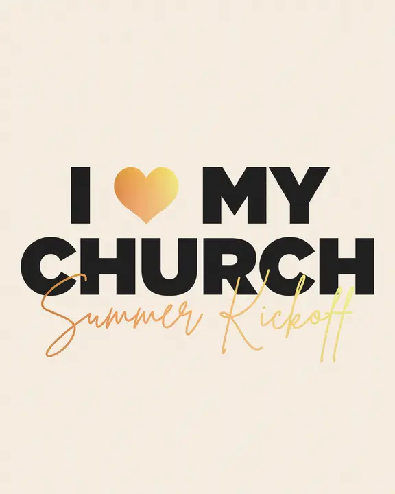 I Love My Church: social post