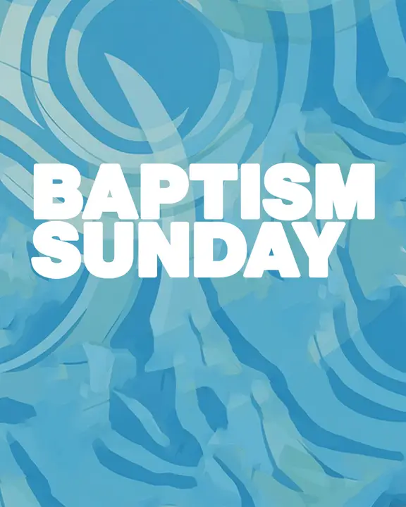 Baptism Sunday: social post