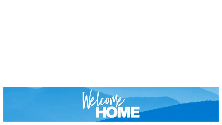 Welcome Home: lower third