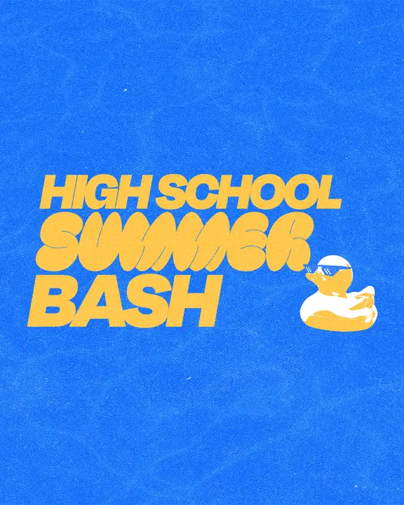High School Summer Bash: social post