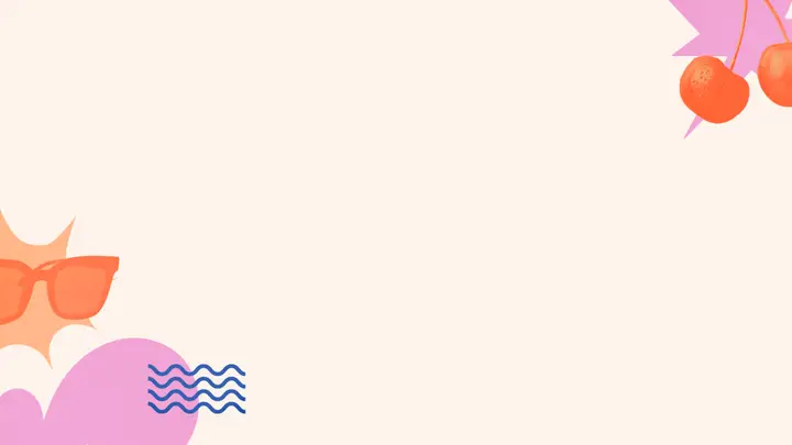 Retro Summer Collection: 4K slide · blank