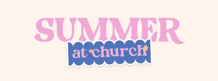 Retro Summer at Church: facebook cover