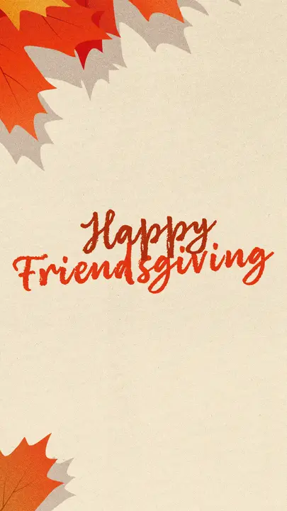 Happy Friendsgiving: story
