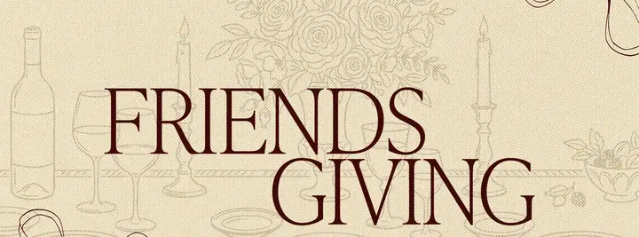Friendsgiving: facebook cover