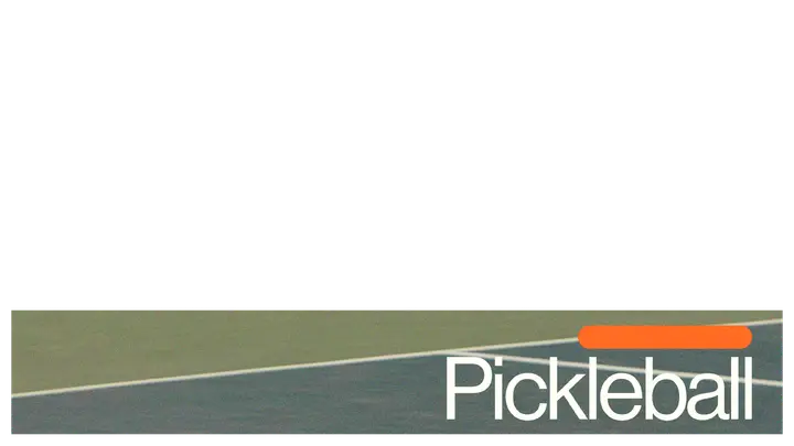 Pickleball: lower third