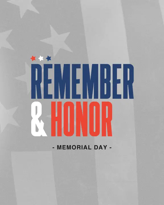 Remember & Honor: social post