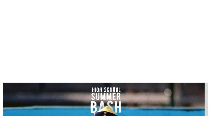 High School Summer Bash: lower third