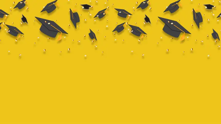 Graduation Recognition: 4K slide · blank