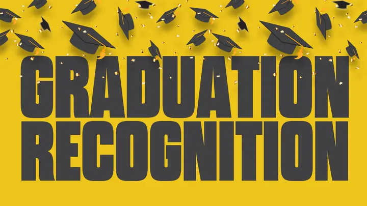 Graduation Recognition: HD slide