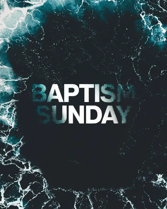 Baptism Sunday: social post