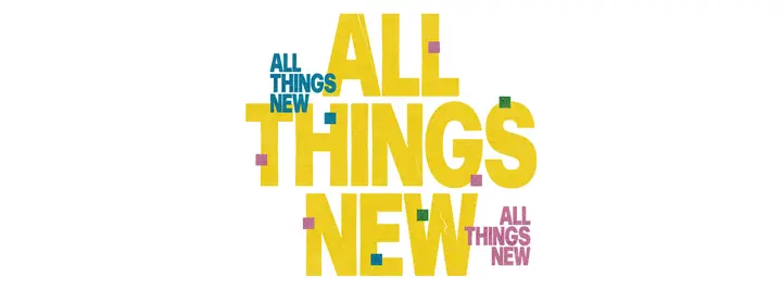 All Things New: facebook cover